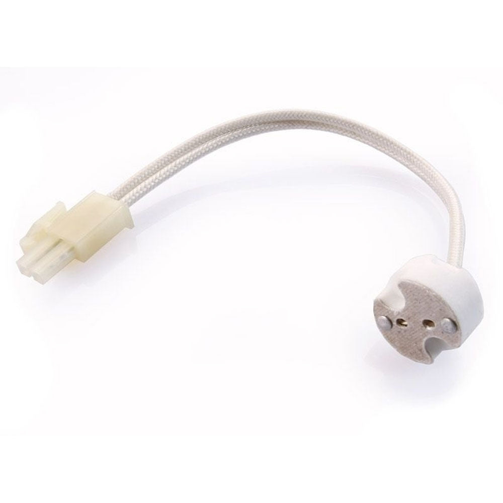 ABN Fassung 12V mit Stecker  Weiß