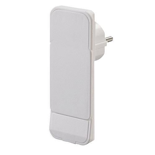 FLAT PLUG weiß im Polybeutel mit EGB Verpackung
