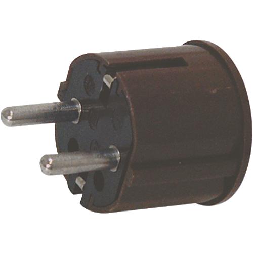 Winkel-Stecker braun 632br