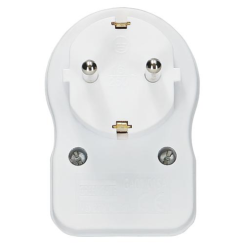 Zwischenstecker mit beleuchtetem Schalter