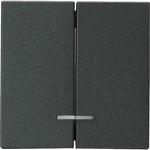 Karre Serienwippe 2-fach beleuchtet anthrazit/fume 92205450 / 92510850