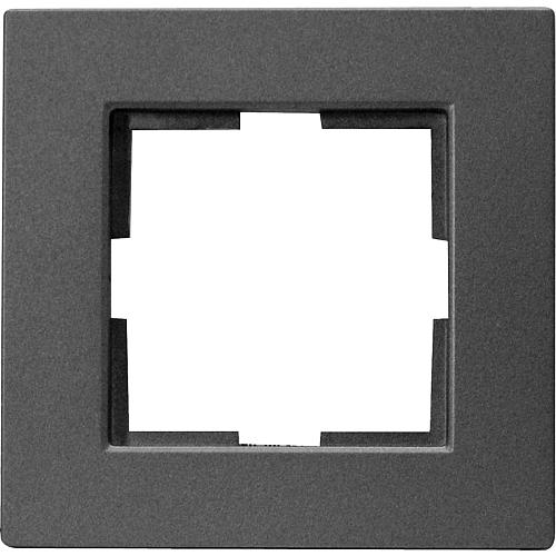 Karre Abdeckrahmen 1-fach anthrazit/fume 92180641 / 92511941