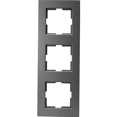 Karre Abdeckrahmen 3-fach anthrazit/fume 92180643 / 92511943