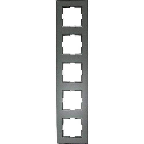 Karre Abdeckrahmen 5-fach anthrazit/fume 92180645 / 92511945