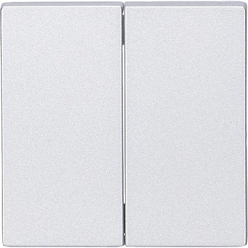 Karre Serienwippe 2-fach silber