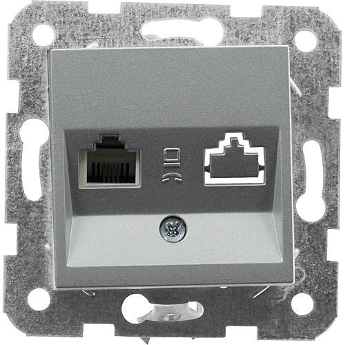 Karre UAE-Anschlussdose 6 silber 92105013 / 92512013