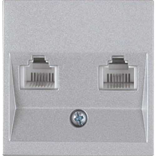 Karre UAE-Anschlussdose 6/6 silber 92105033 / 92512033