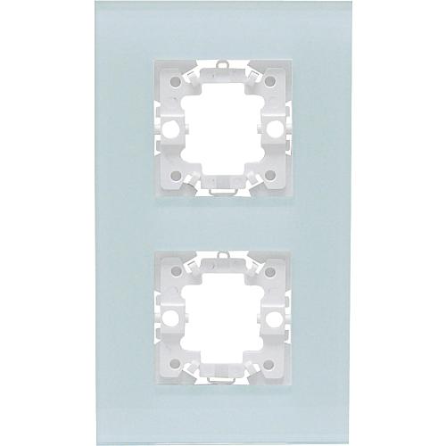 Karre Abdeckrahmen 2-fach Glas mint