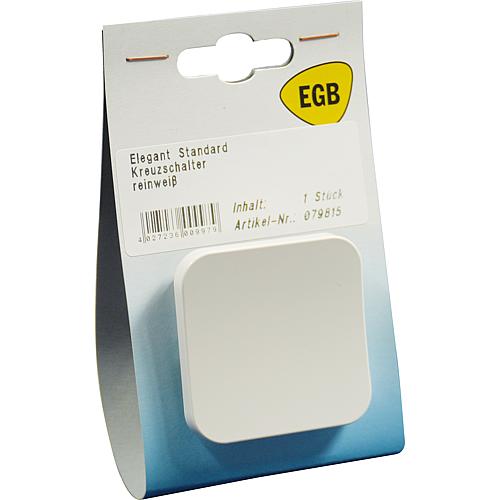 EGB Elegant Standard reinweiß SB Schalter Kreuz