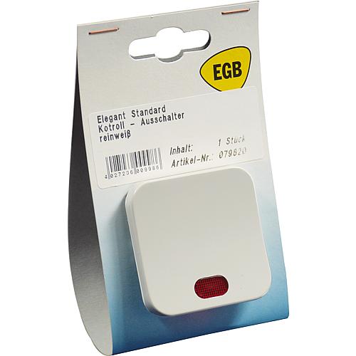 EGB Elegant Standard reinweiß SB Schalter Kontroll-Aus