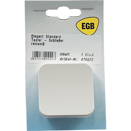 EGB Elegant Standard reinweiß SB Taster-Schließer beleuchtbar