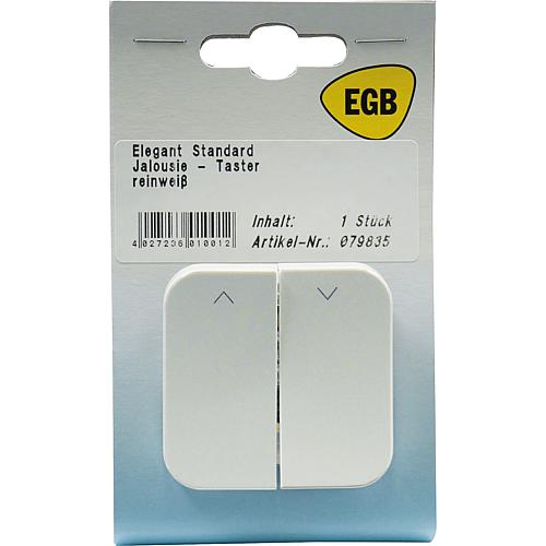 EGB Elegant Standard reinweiß SB Jalousietaster
