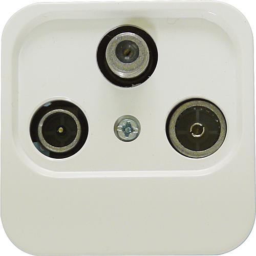 EGB Elegant Standard reinweiß SB BK-SAT-Dose
