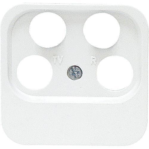 EGB Elegant Standard Zentralscheibe für Ant.dose 4-Loch reinw. 90631053/92540053