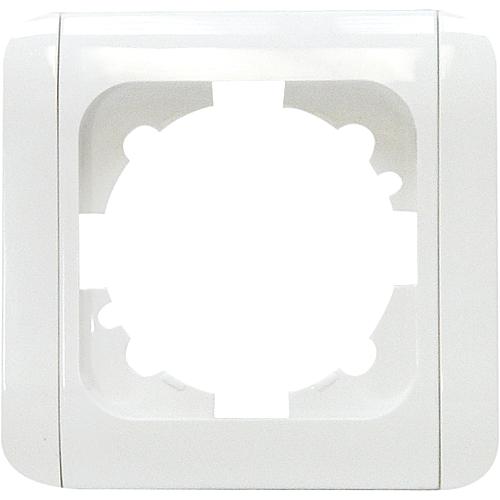EGB Elegant Standard 1-fach Rahmen mit Clip-Paar reinw. 91501921 / 92521901