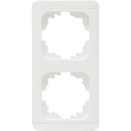 EGB Elegant Standard 2-fach Rahmen mit Clip-Paar reinw. 91501922 / 92521902
