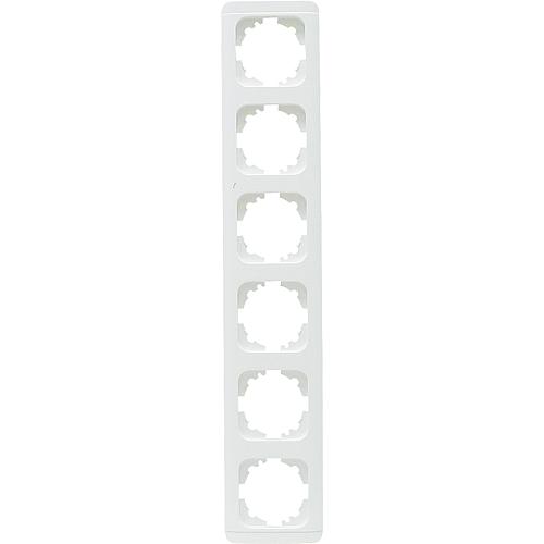 EGB Elegant Standard 6-fach Rahmen mit Clip-Paar reinw. 91501926 / 92521906