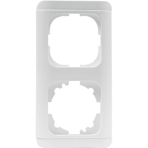 EGB Elegant Standard 2-fach Rahmen mit Clip für Raumtemperaturregler