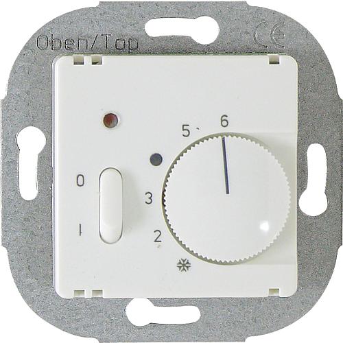 EGB Elegant Standard Raumtemperaturregl. m.Zentralsch+Schalter weiß FTR101.062#07