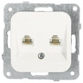 EGB Elegant Standard Anschlußdose ISDN UAE 6/6 reinweiß 91511033/92542033