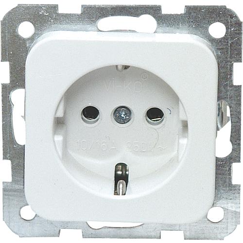 EGB Elegant Standard Kombisteckdose reinweiß 91516008 / 92542008