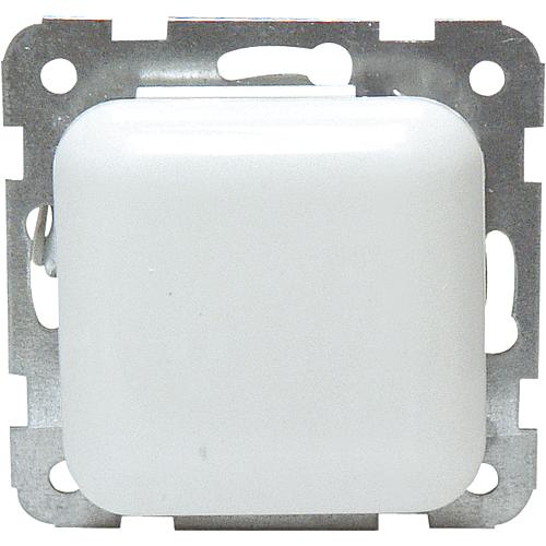 EGB Elegant Standard Kombisteckdose mit Klappdeckel reinw. 91516012/92542012