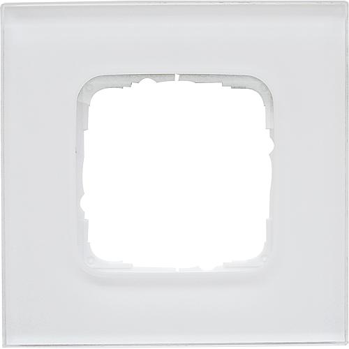 EGB Glasrahmen 1-fach weiß