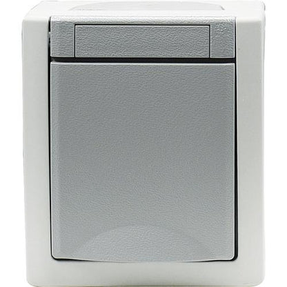 Pacific FR Schutzkontakt-Steckdose grau 90591008-DE
