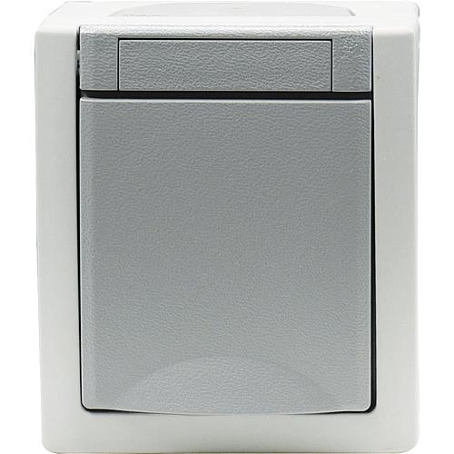 Pacific FR Schutzkontakt-Steckdose grau 90591008-DE
