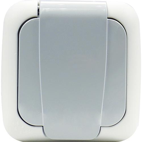EGB Feuchtraum Steckdose grau 90555508 / 92551208