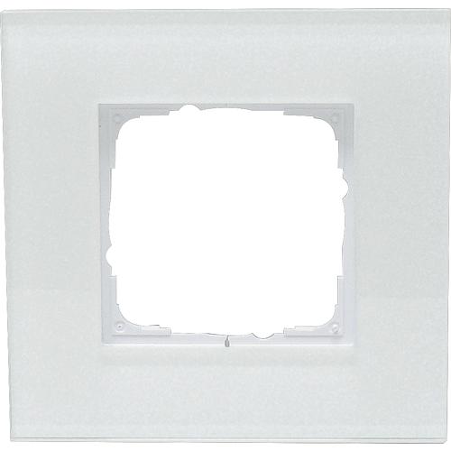 V55 Glasrahmen 1-fach reinweiß