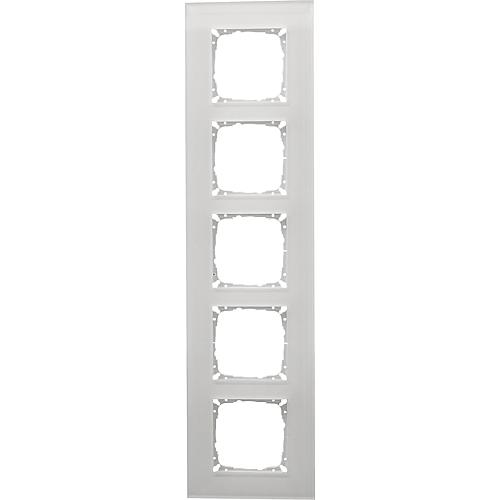 V55 Glasrahmen 5-fach reinweiß