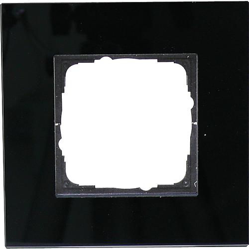 V55 Glasrahmen 1-fach schwarz