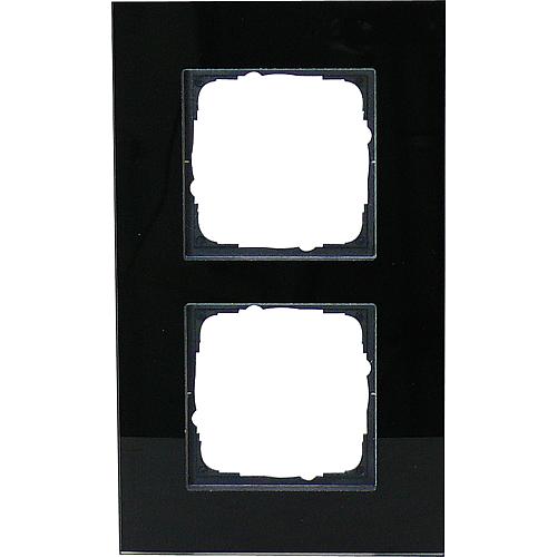 V55 Glasrahmen 2-fach schwarz