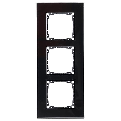 V55 Glasrahmen 3-fach schwarz