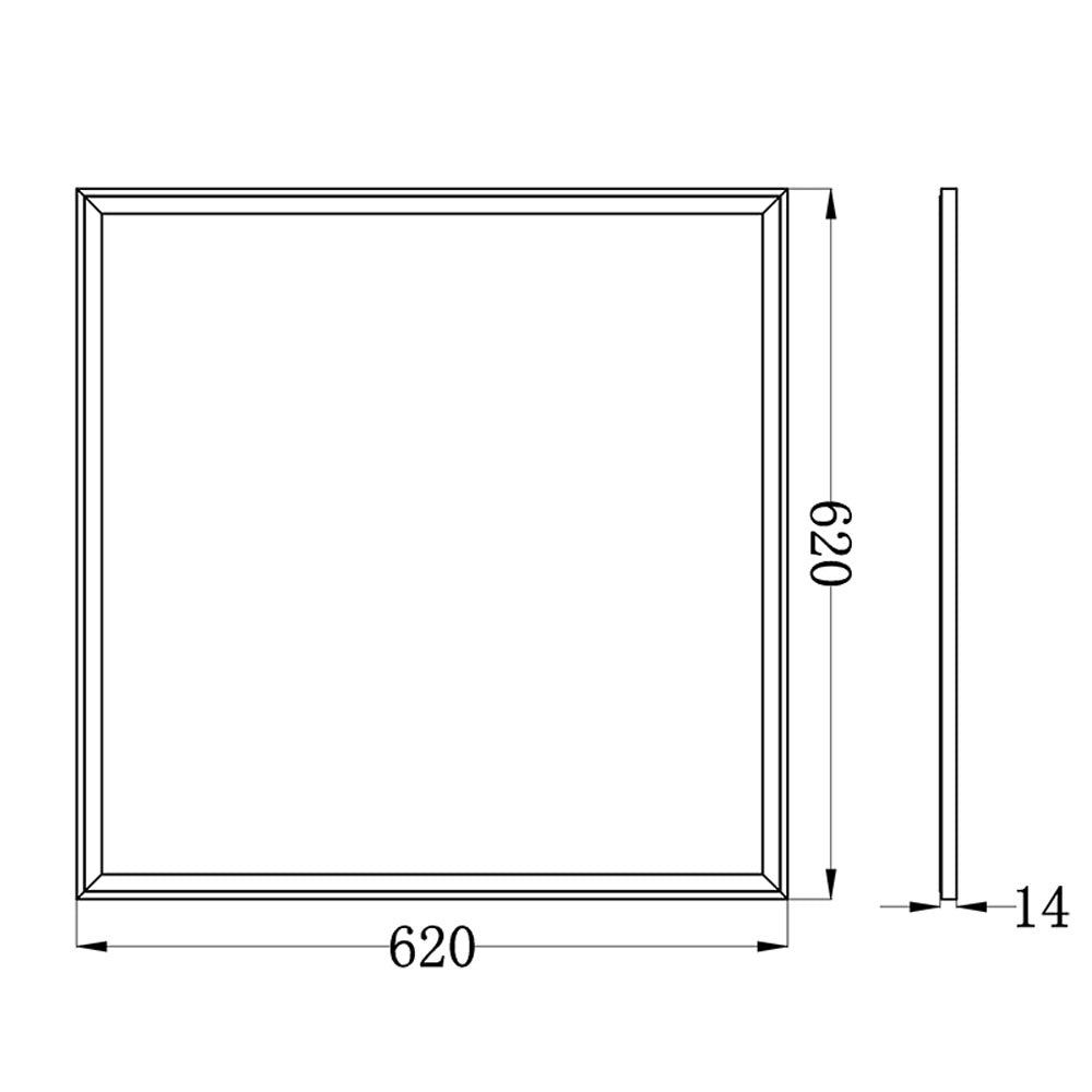 Deko-Light LED Panel RGBW 55,8W weiß