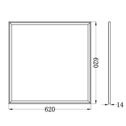 Deko-Light LED Panel RGBW 55,8W weiß