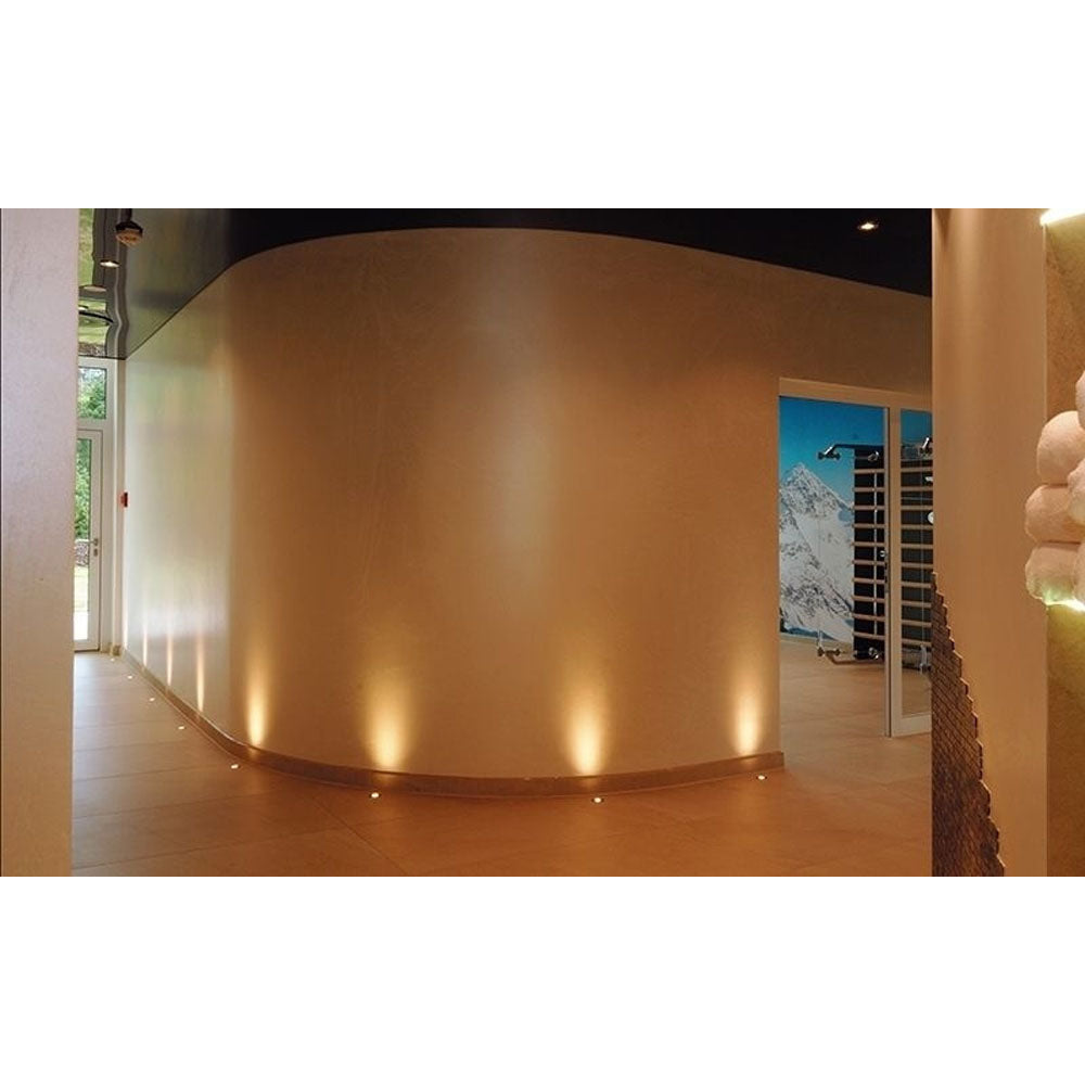 Deko-Light Bodeneinbauleuchte I WW 5,8W silberfarben