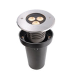 Deko-Light Bodeneinbauleuchte I WW 5,8W silberfarben