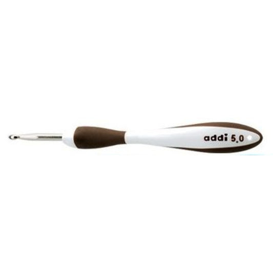 addi addi-swing Maxi Häkelnadel 5,00 mm 17 cm braun