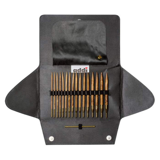 addi addi-click Olivenholz-Etui 3,50-8,00 mm
