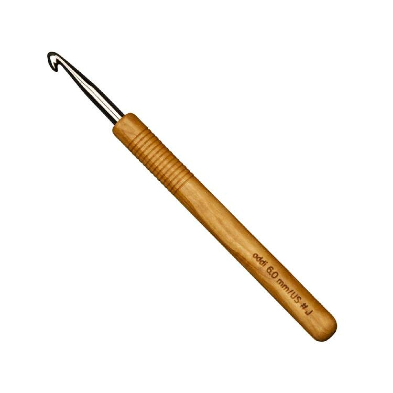 addi Olivenholz Häkelnadel 8,00 mm 15 cm