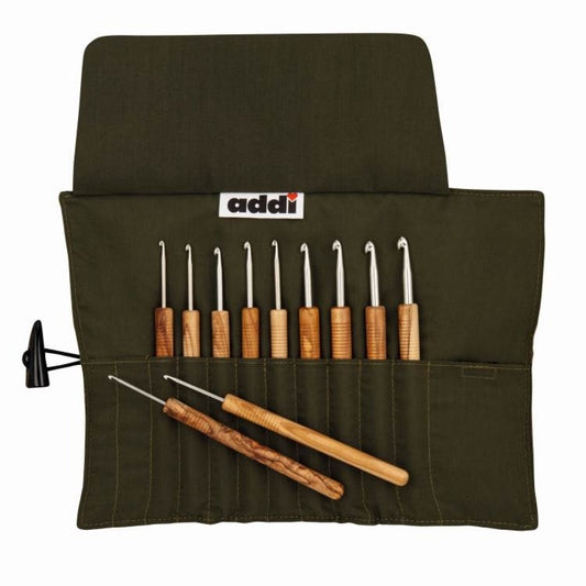addi addi Wrap Olivenholz Häkelnadel-Etui 2,00 - 6,00 mm 1