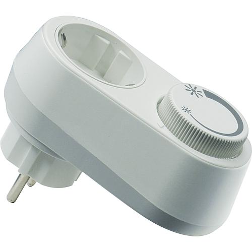 EGB Univeral Steckdosen-Zwischendimmer für LED-Lampen 3-24W und Standard-Lampen 25-200W