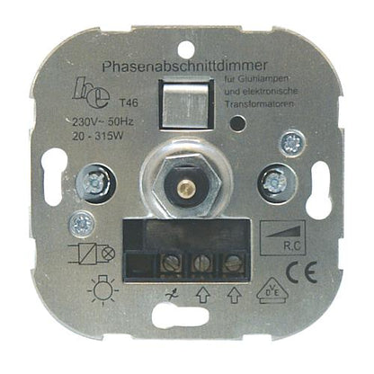 Dimmer Druck-Wechsel 20-315VA 4mm Welle (elektronische Transformatoren) 102246