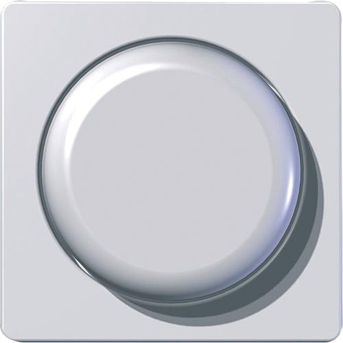 Dimmer-Zentralplatte m.Drehknopf weiß 102232