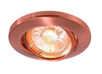 Deko-Light Basic Round, Tilt, 1x max. 35 W GU10, Kupfer
