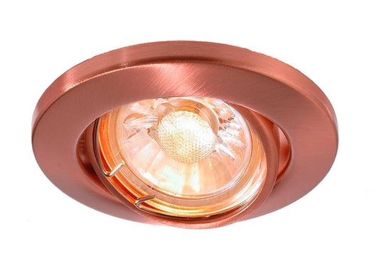 Deko-Light Basic Round, Tilt, 1x max. 35 W GU10, Kupfer