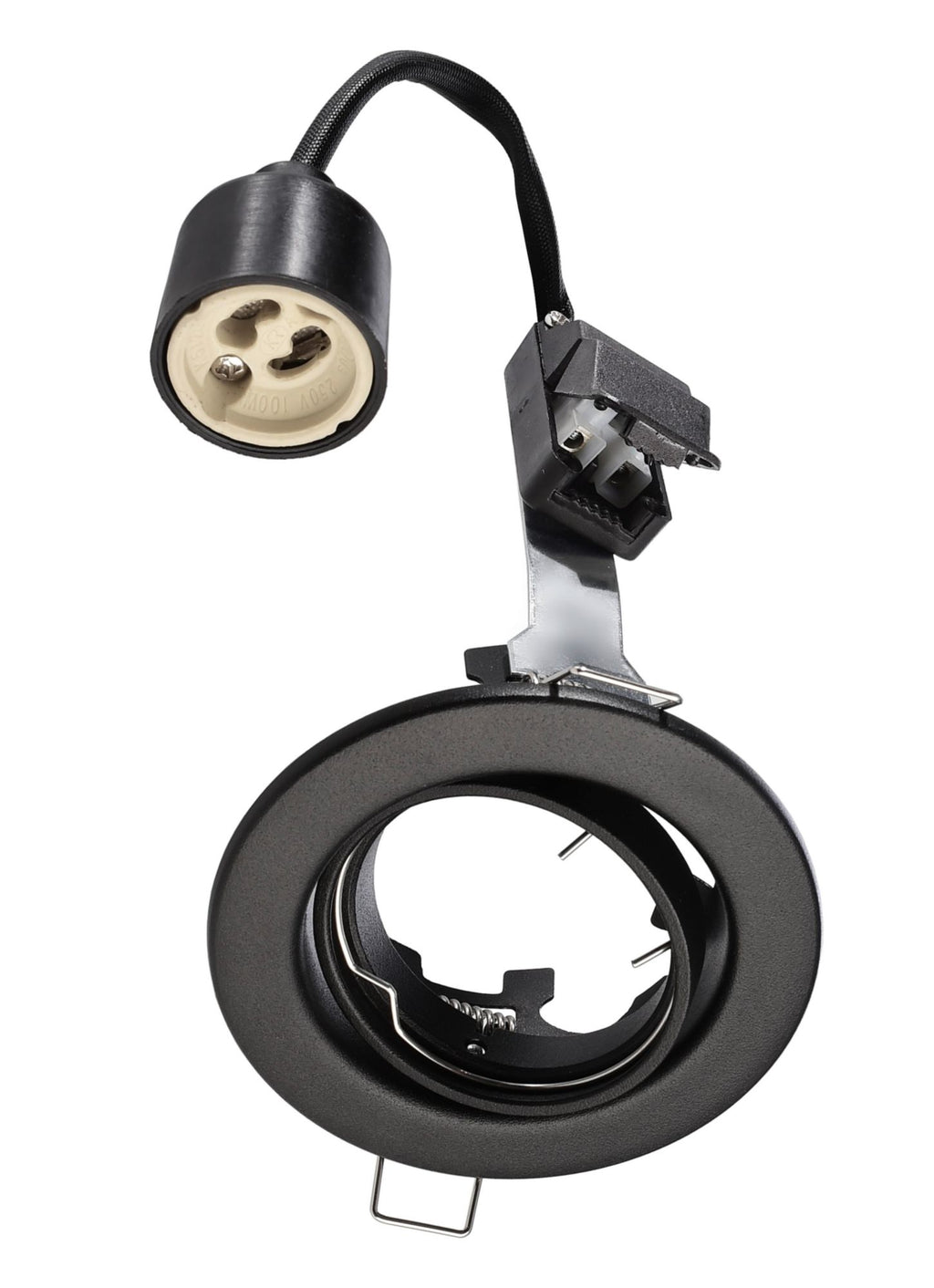 Deko-Light Basic Round, Tilt, 1x max. 35 W GU10, Schwarz