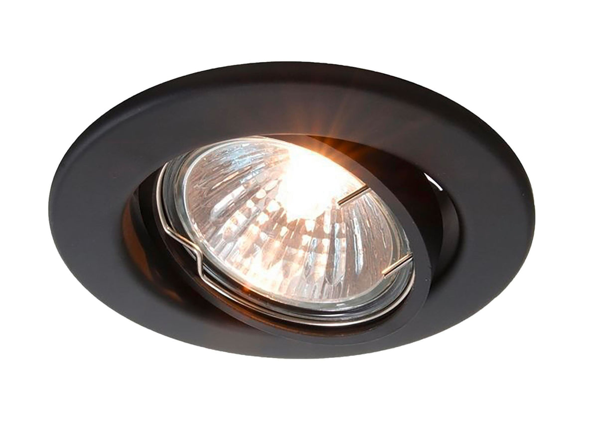 Deko-Light Basic Round, Tilt, 1x max. 35 W GU10, Schwarz